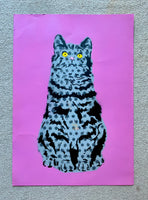 Pop art cat